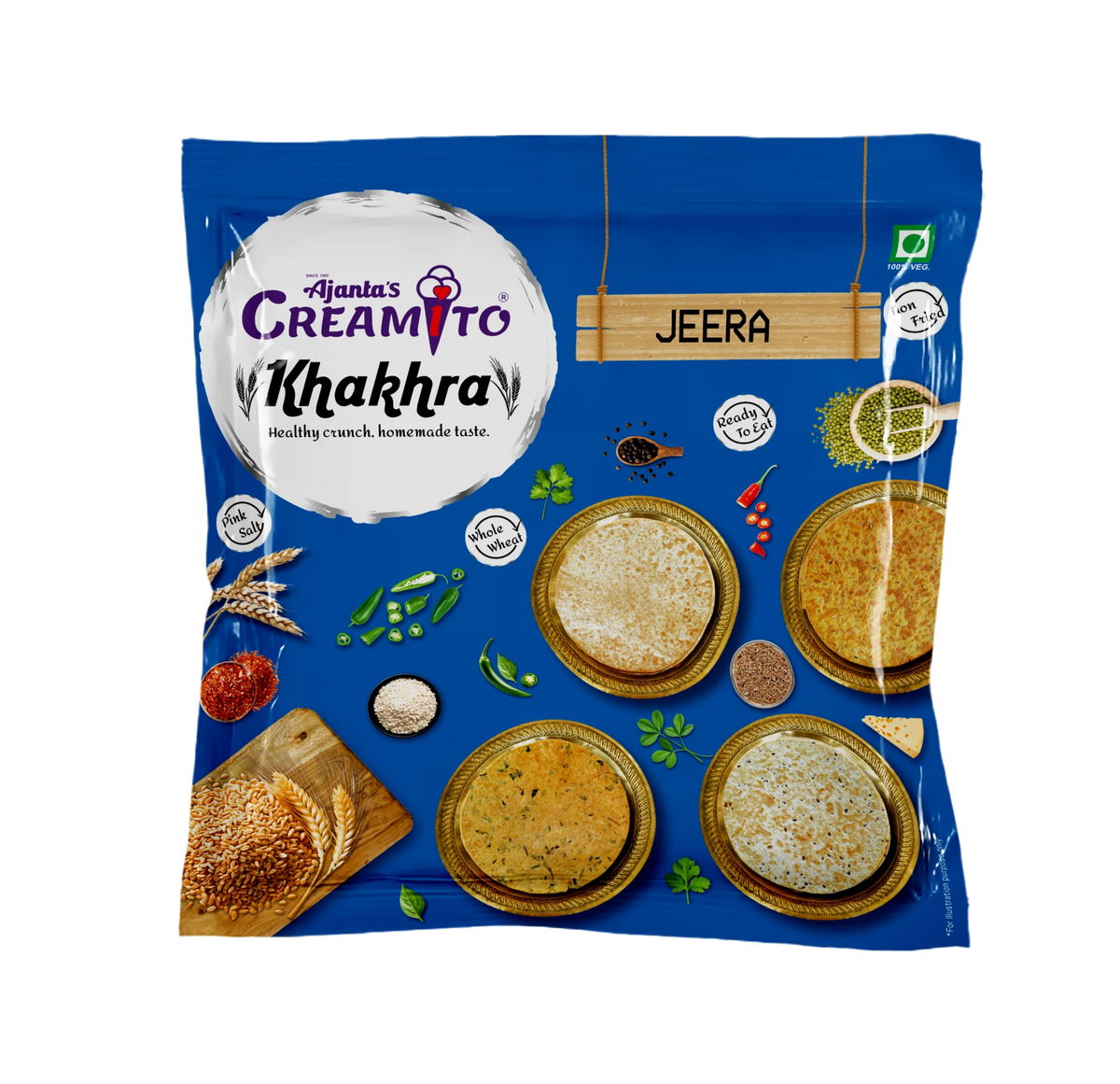 Creamito Jeera Khakhra pack