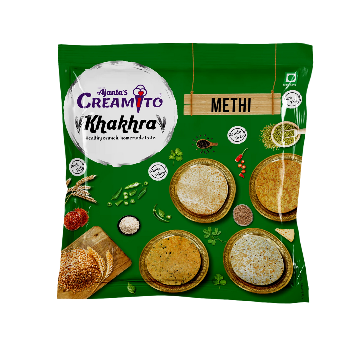 Creamito Methi Khakhra pack