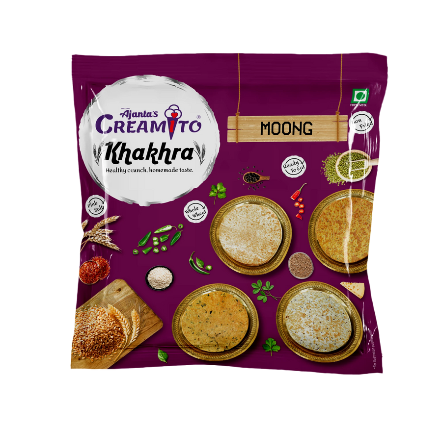 Creamito Moong Khakhra pack